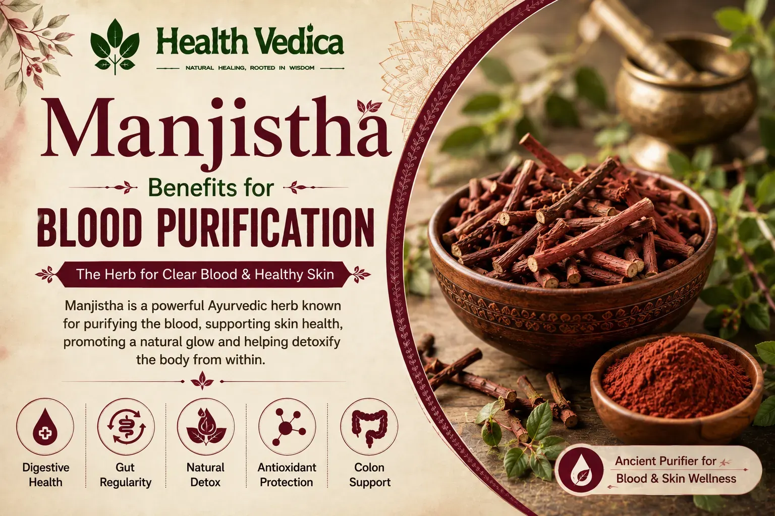 Manjistha (Indian Madder) — Blood Purification