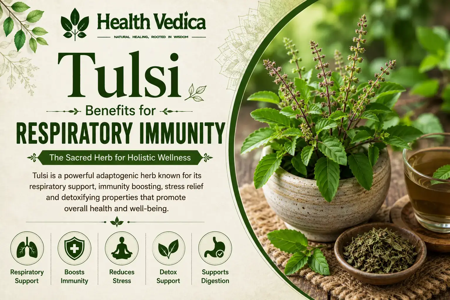 Tulsi (Holy Basil) — Respiratory Immunity
