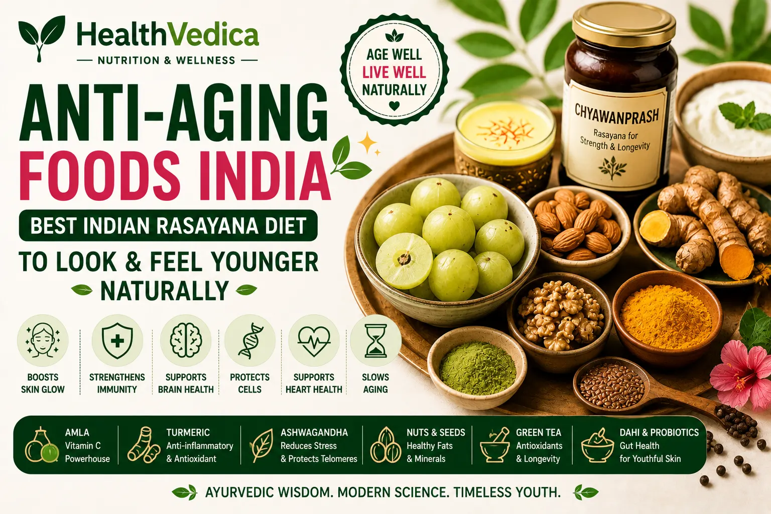 Best Anti-Aging Foods to Slow Aging Naturally
