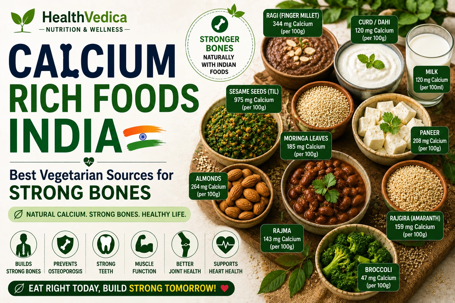 Best Calcium-Rich Foods for Strong Bones