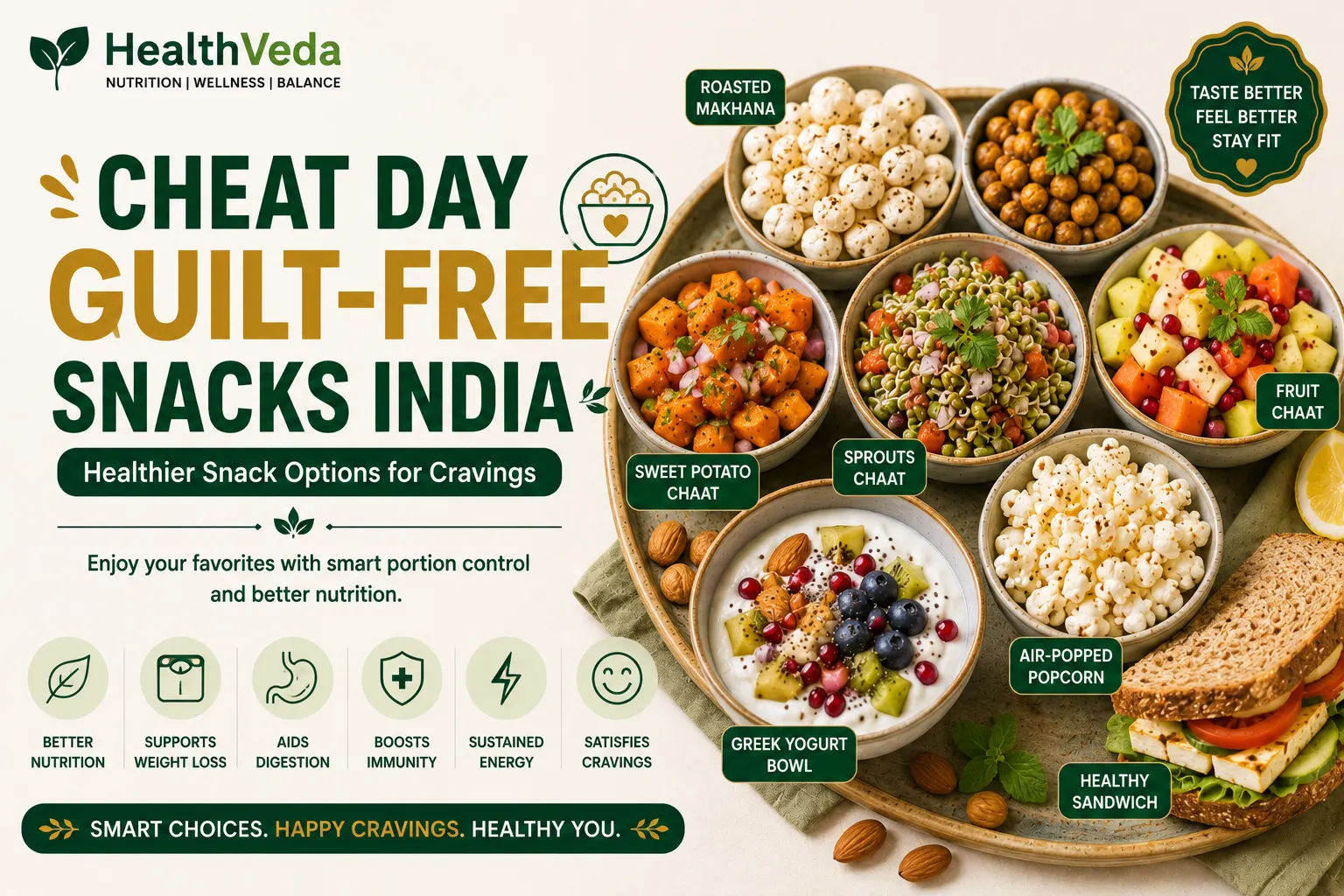 Cheat Day Guilt Free Snacks India