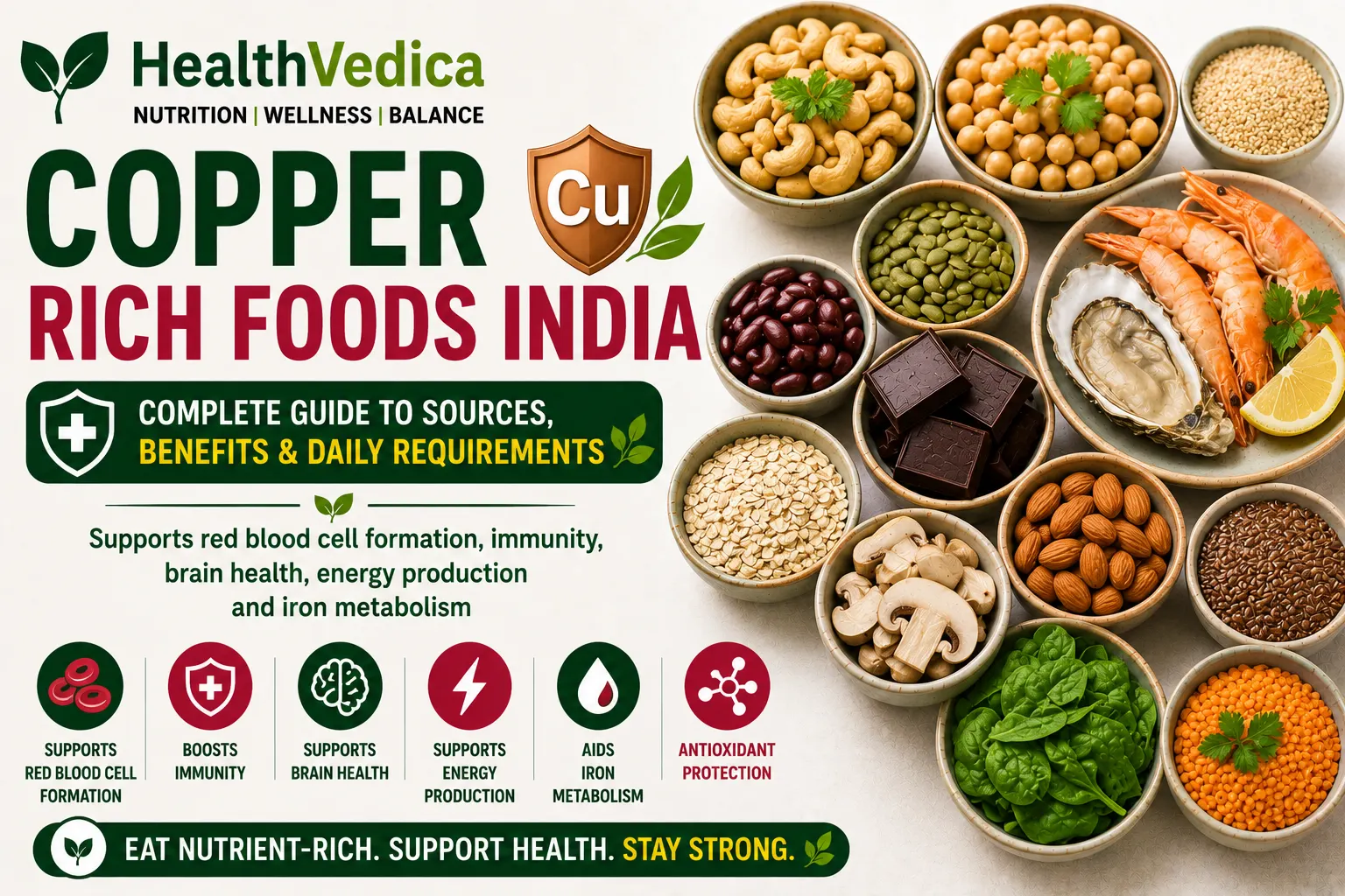 Copper Rich Foods India