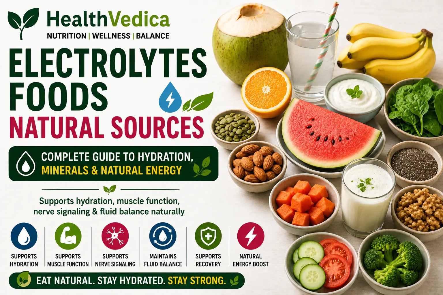 Electrolytes Foods Natural Sources