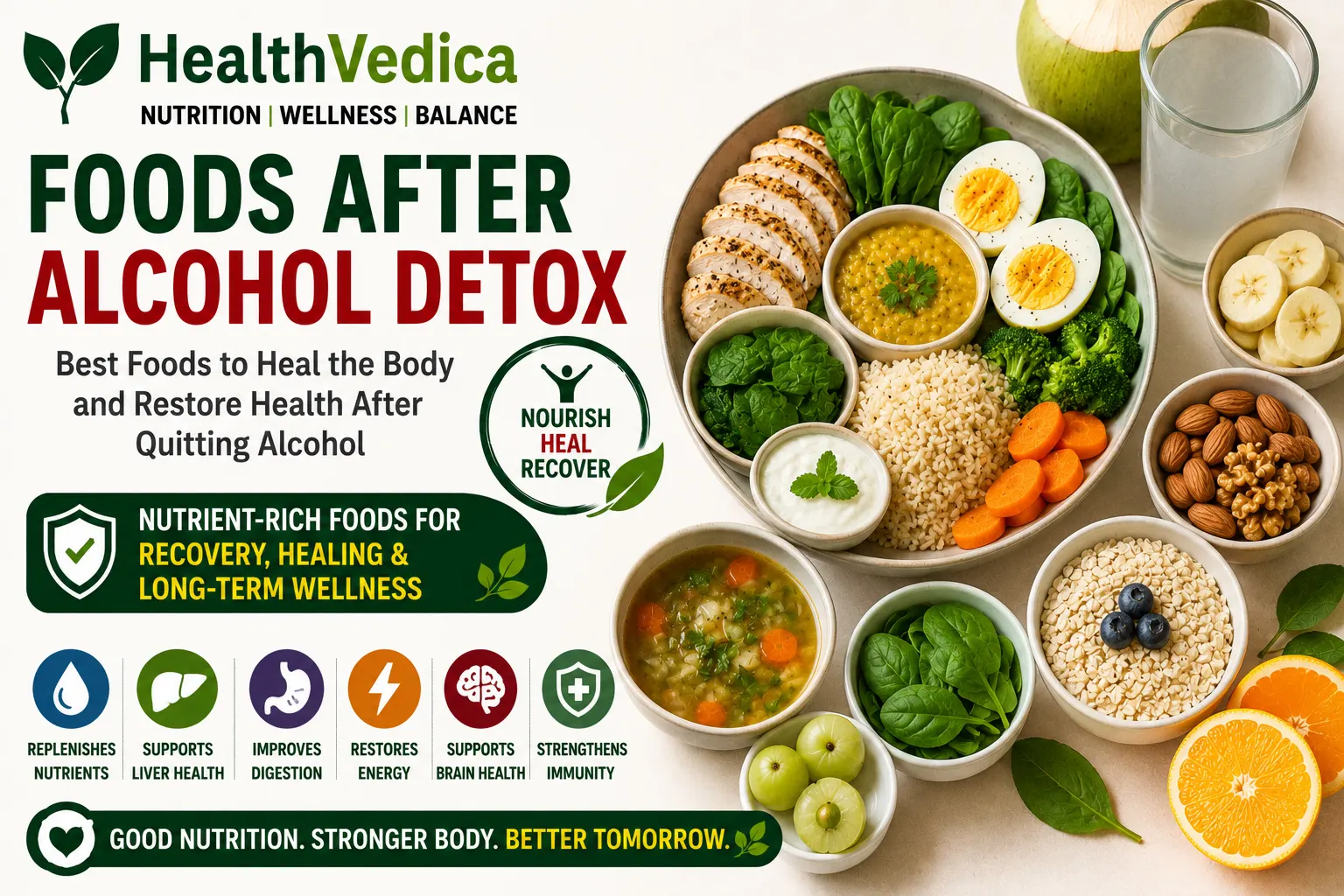 Best Foods After Alcohol Detox