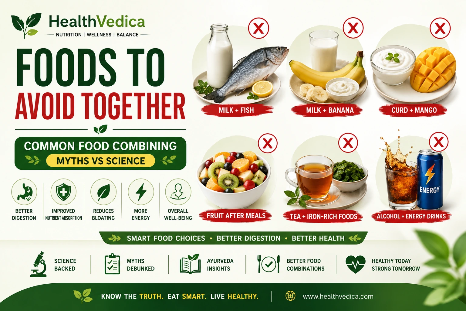 Foods That Should Not Be Eaten Together