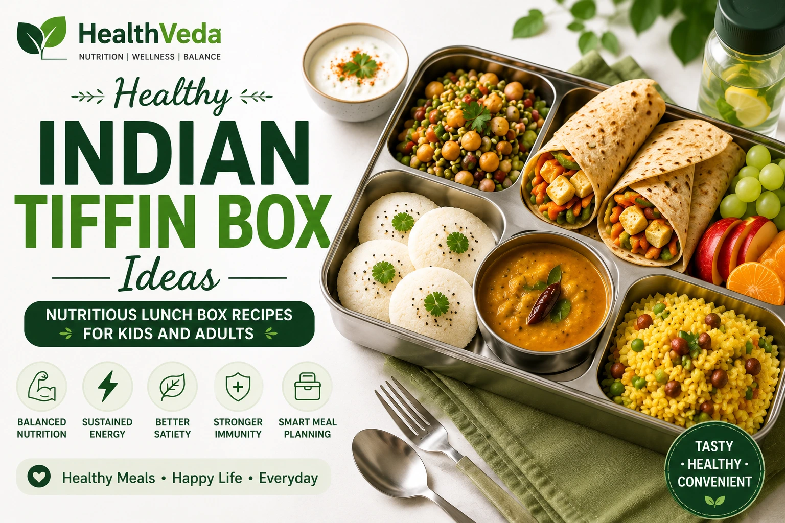 Healthy Indian Tiffin Box Ideas