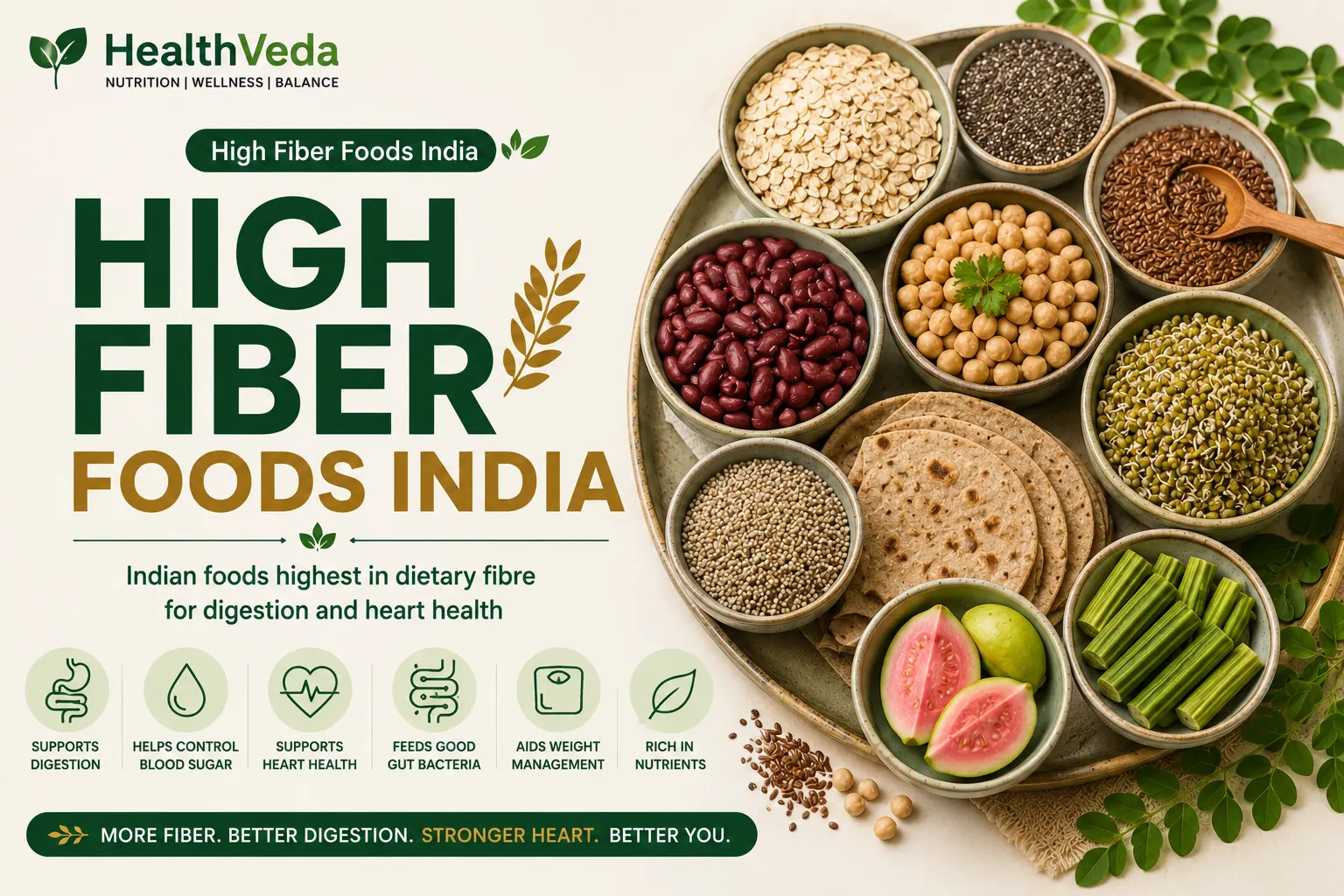 High Fiber Foods India