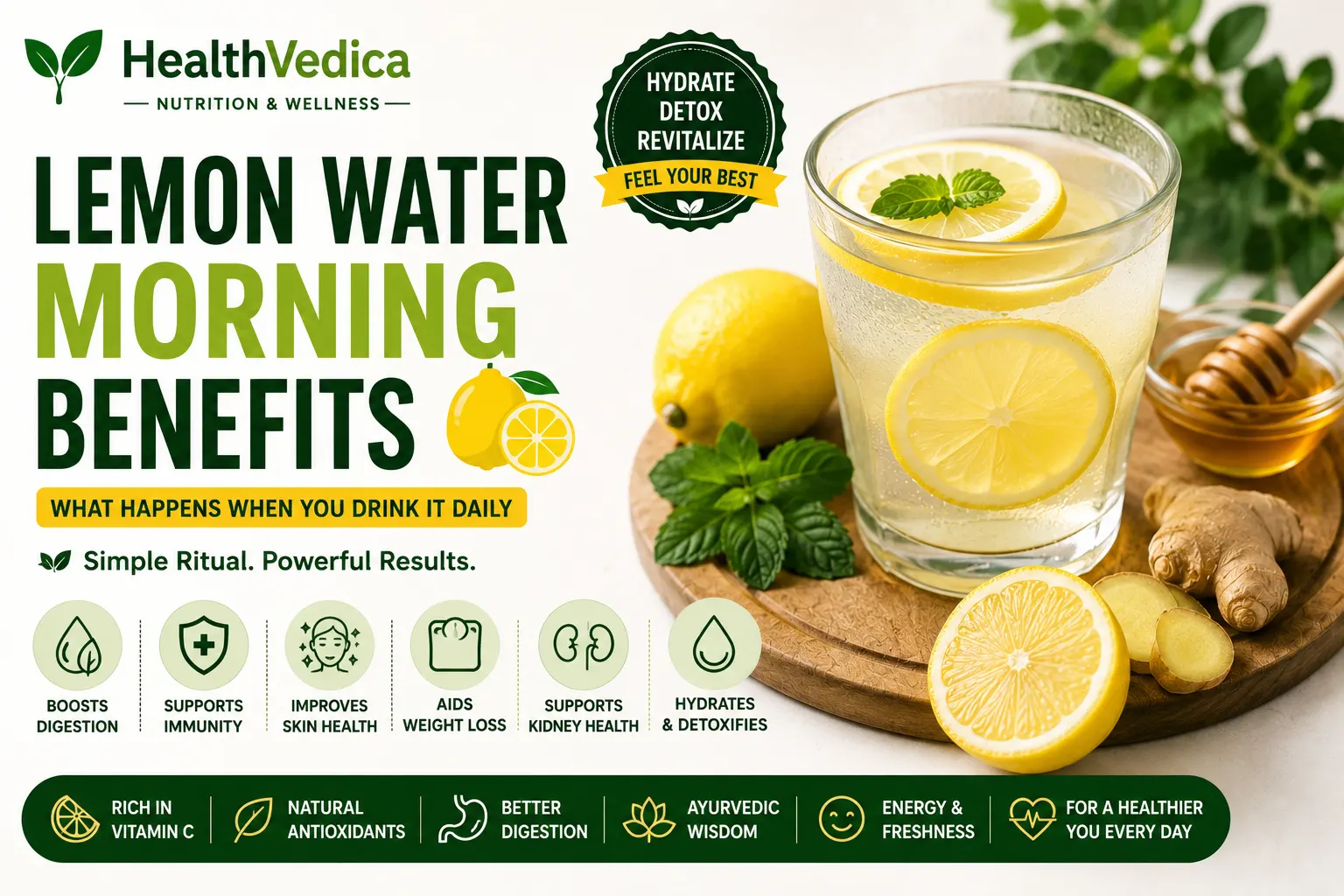 Benefits of Drinking Lemon Water in the Morning