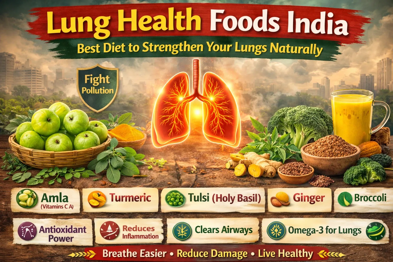 Foods to Strengthen Lungs Naturally.