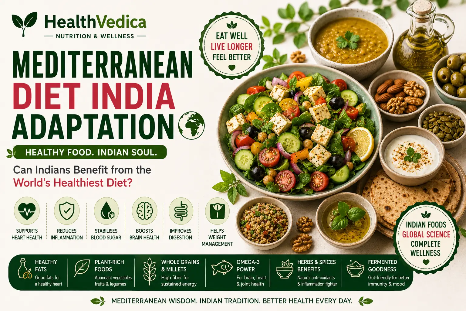 Mediterranean Diet Plan in India