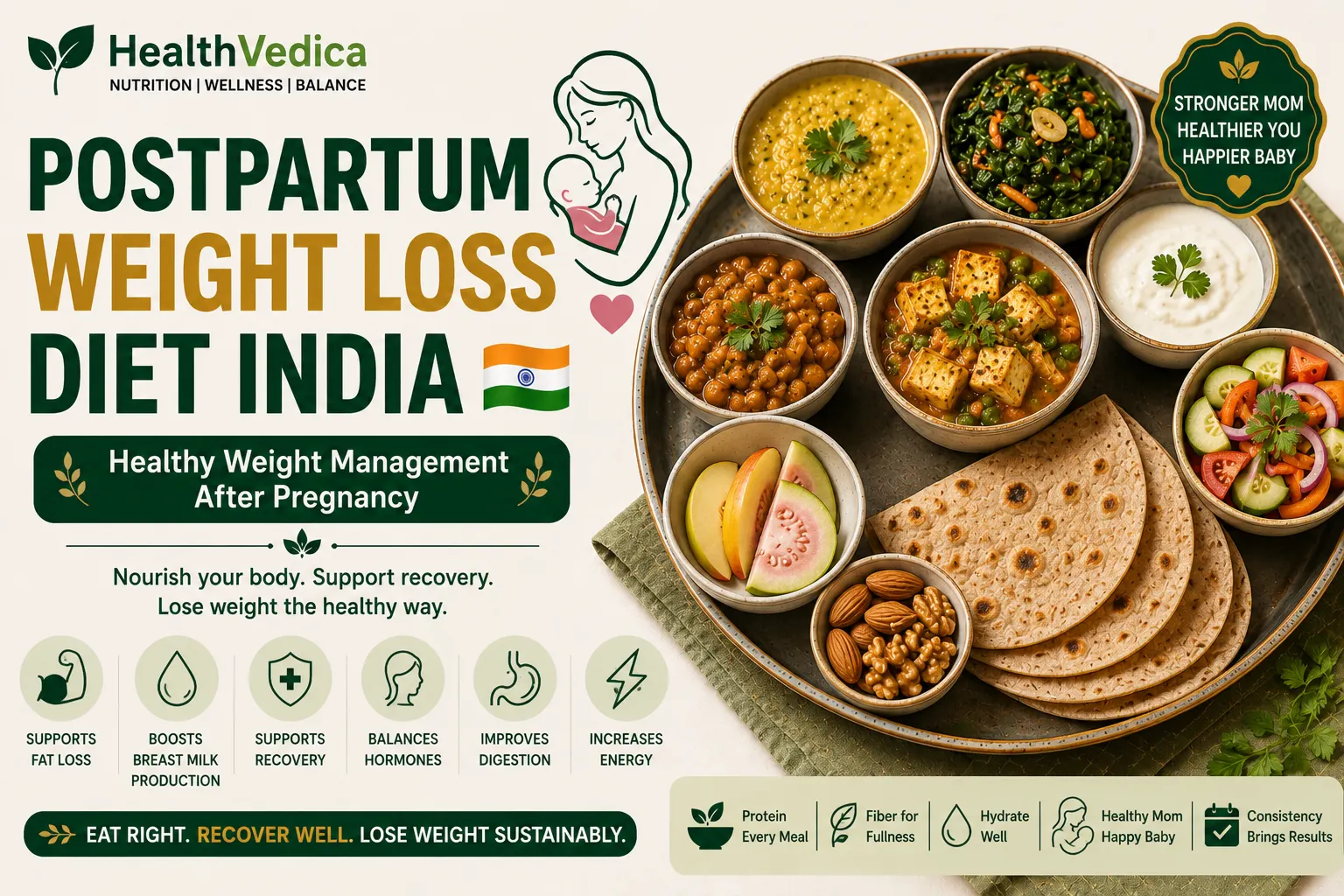 Postpartum Weight Loss Diet India