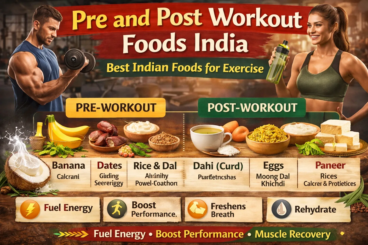 Best Pre and Post Workout Foods