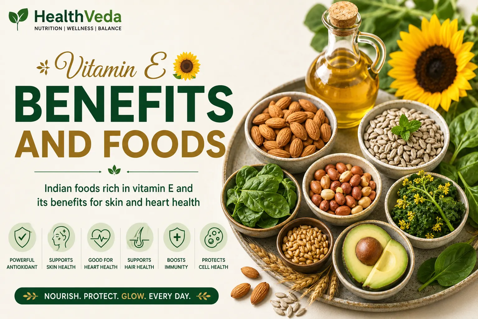 Vitamin E Benefits and Foods