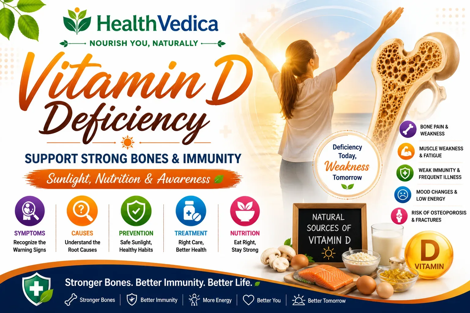 Vitamin D Deficiency — Diseases Benefits