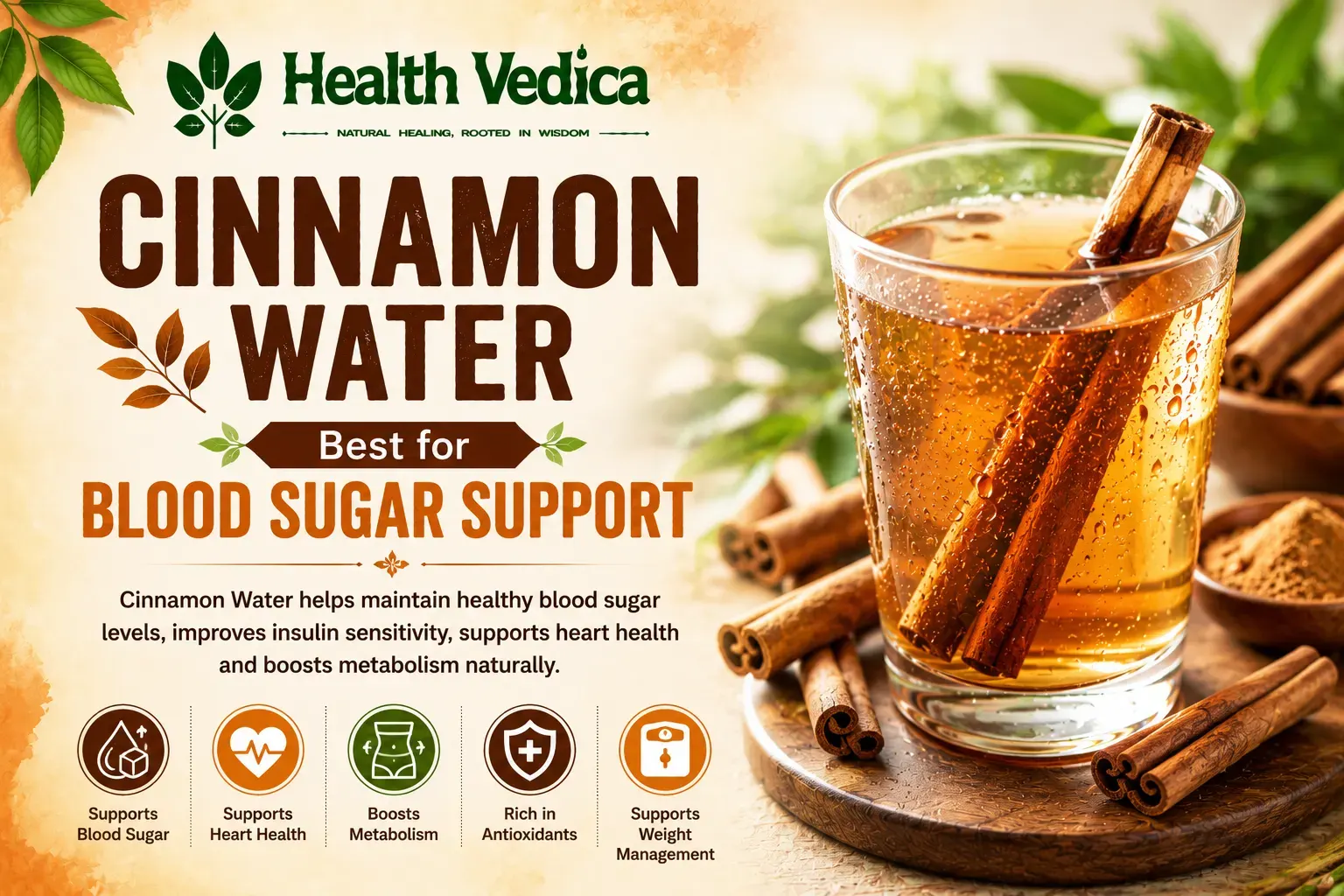 Cinnamon Water — Blood Sugar Support