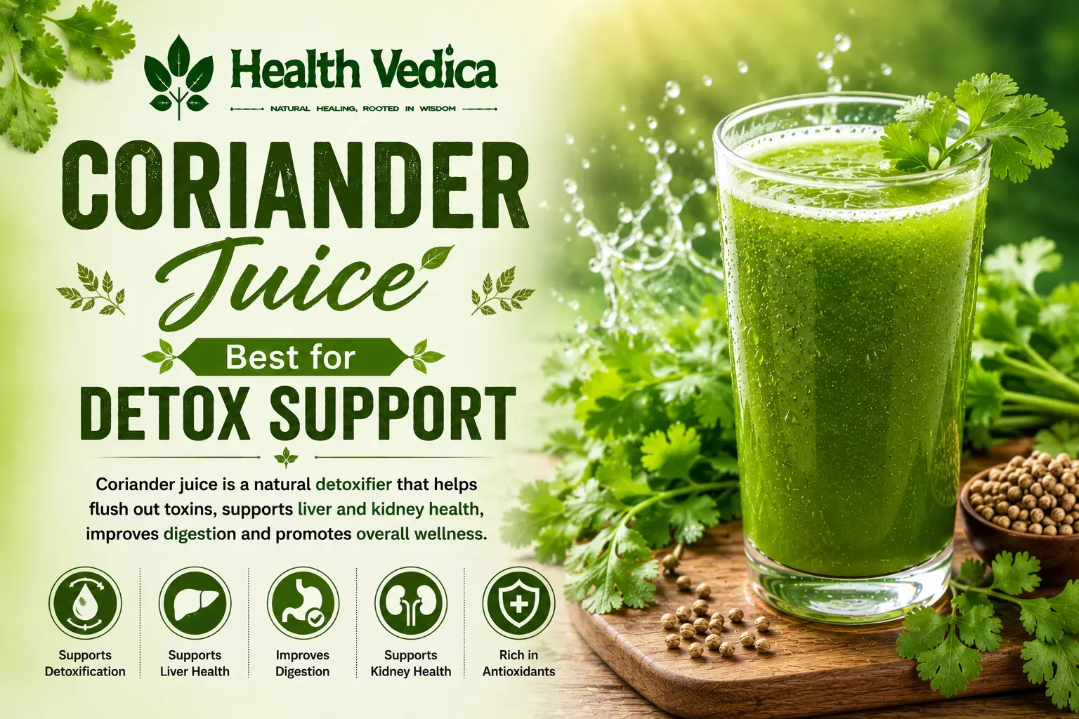 Coriander Juice (Dhaniya Juice)