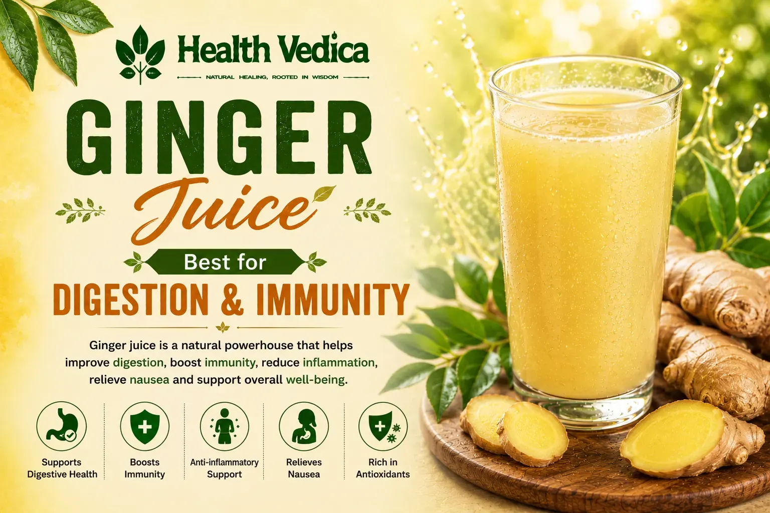 Ginger Juice (Adrak Juice) juice — Hair & Iron Support