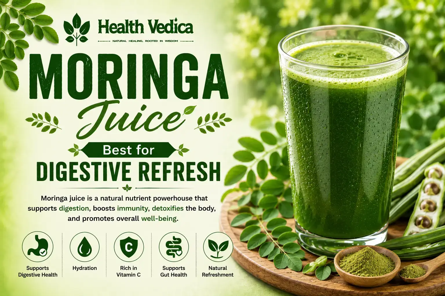 Moringa Juice (Drumstick Leaf Juice)