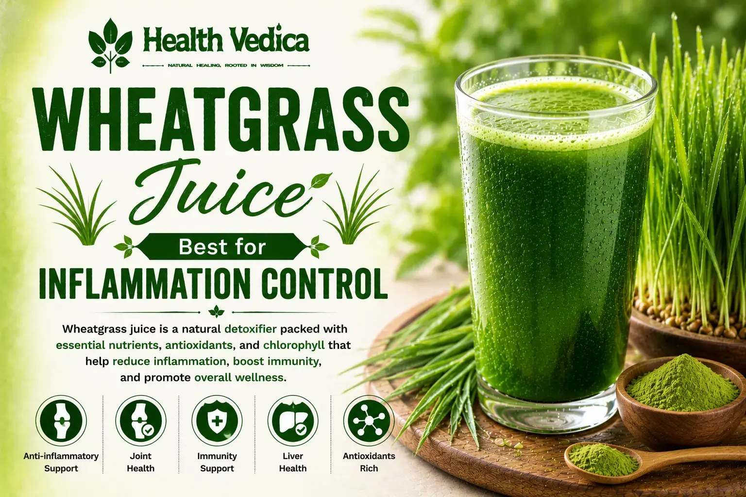 Wheatgrass Juice — Chlorophyll Detox