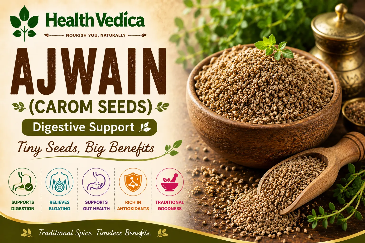 Ajwain (Carom Seeds) — Digestive Health