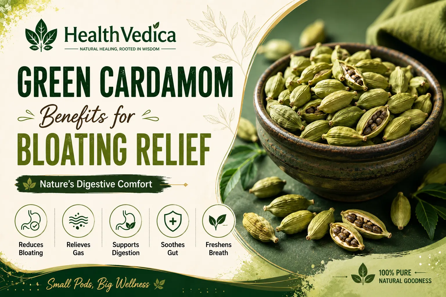 Green Cardamom (Elaichi) — Bloating Relief
