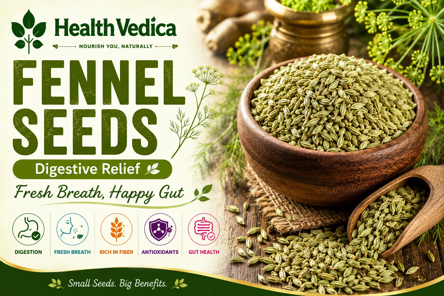 Fennel Seeds (Saunf) — Digestive Health