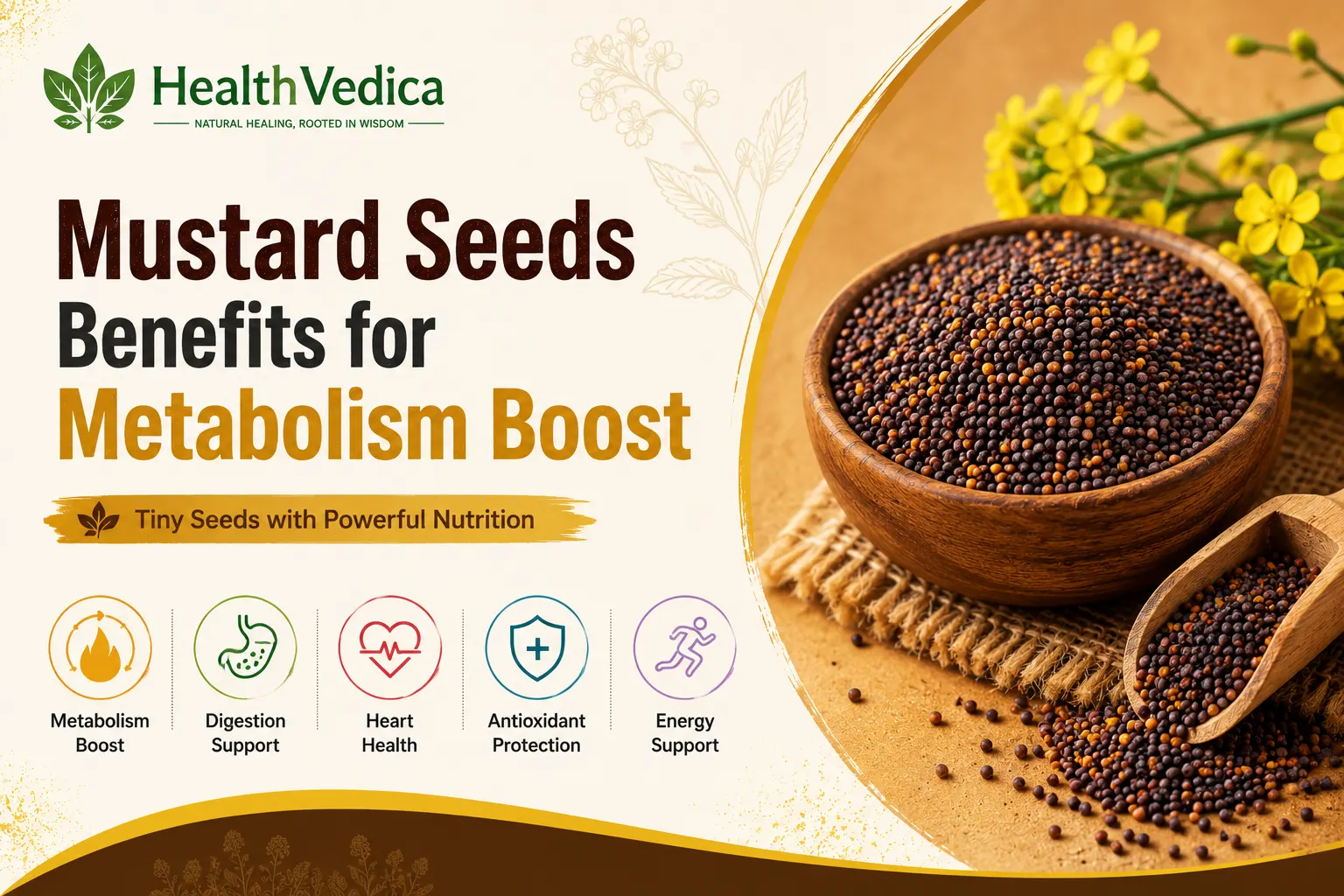 Mustard Seeds (Rai/Sarson) — Metabolism Boost