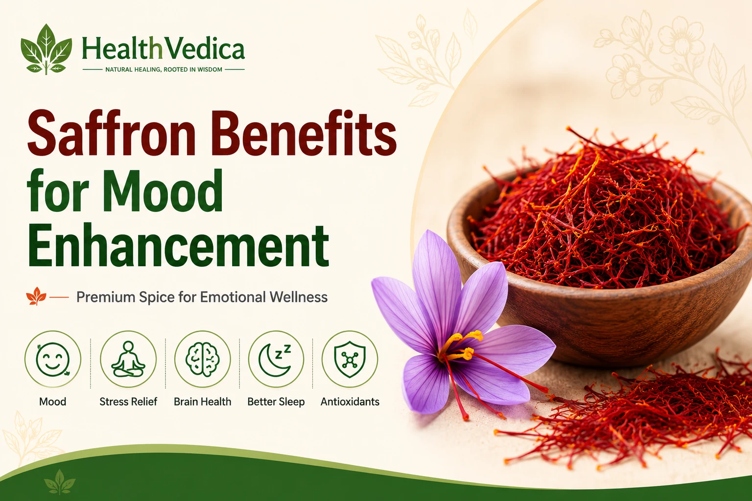 Saffron (Kesar) — Mood Enhancement