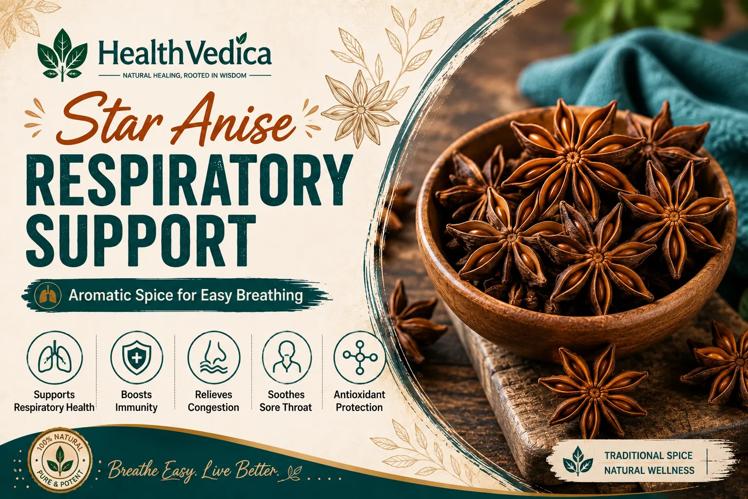 Star Anise (Chakra Phool) — Respiratory Support