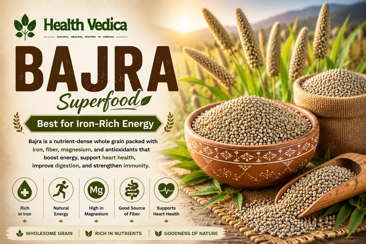 Bajra (Pearl Millet) — Iron-Rich Energy