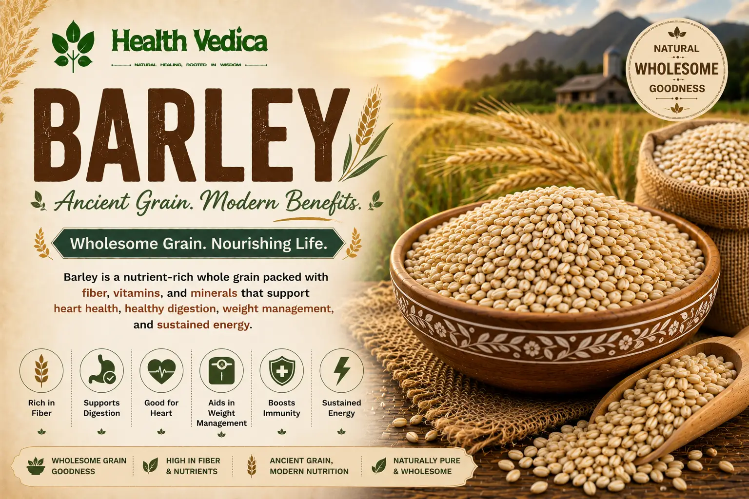 Barley (Jau) — Iron-Rich Energy