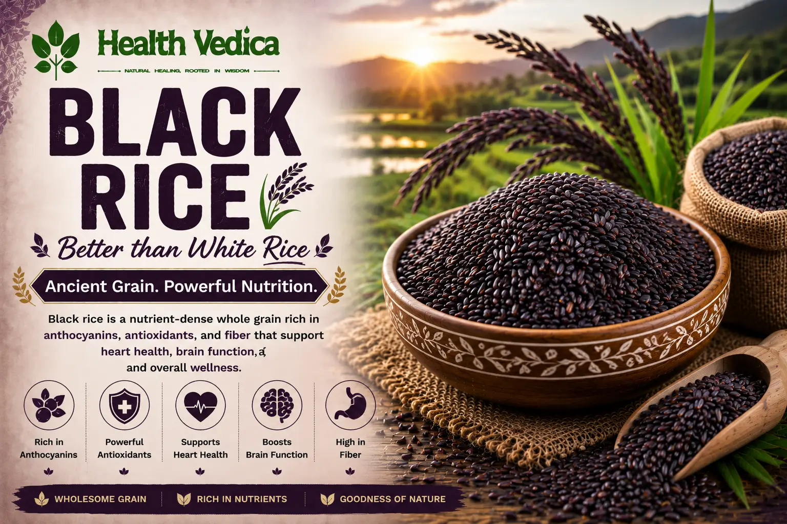 Black Rice — Better than white rice