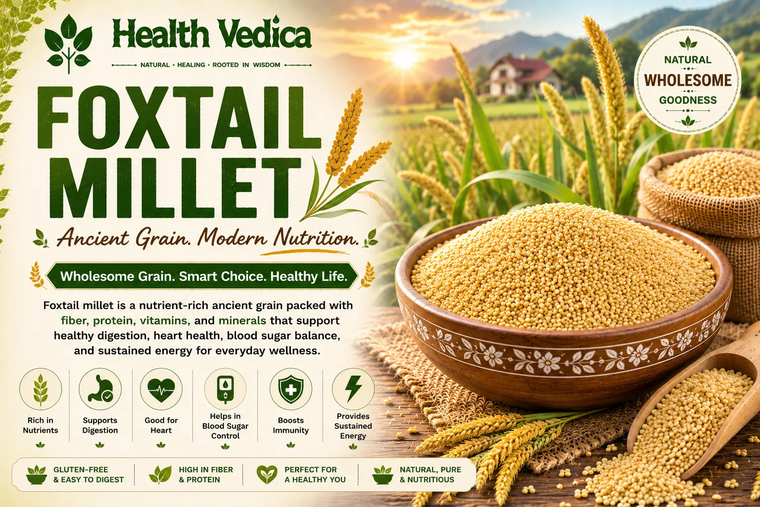 Foxtail Millet (Korra / Kangni) — Best for insulin control