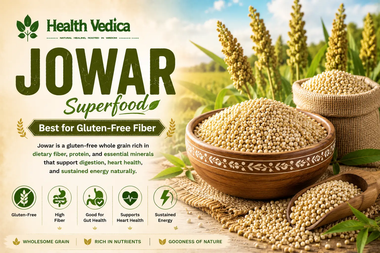 Jowar (Sorghum) — Gluten-Free Fiber