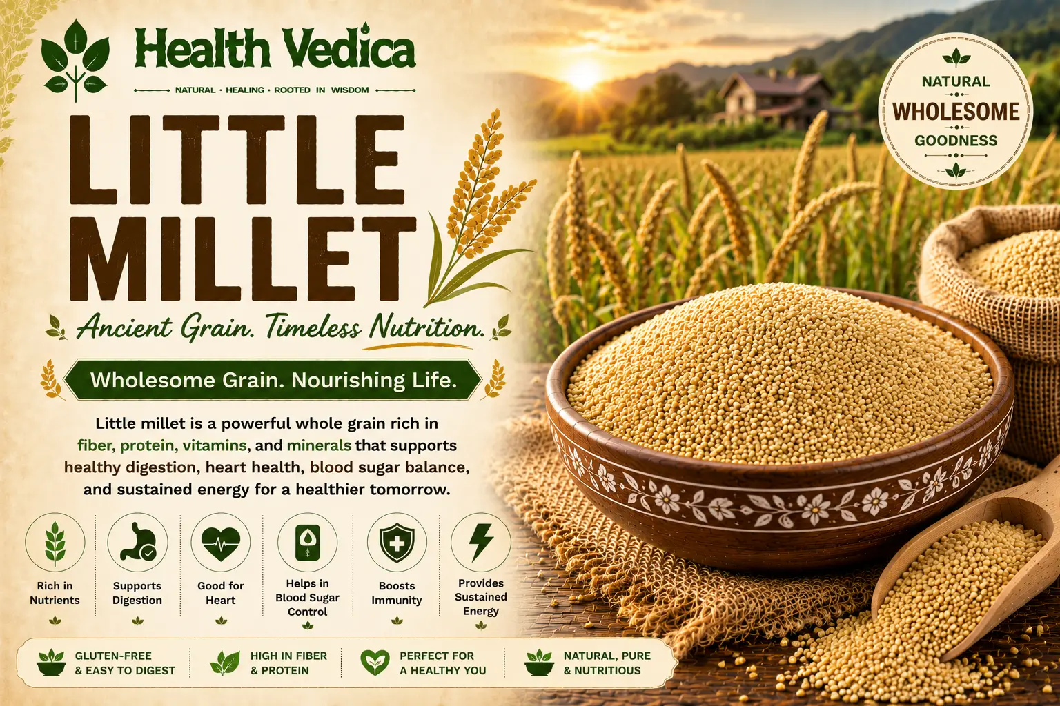 Little Millet (Samai / Kutki) — Best for insulin control