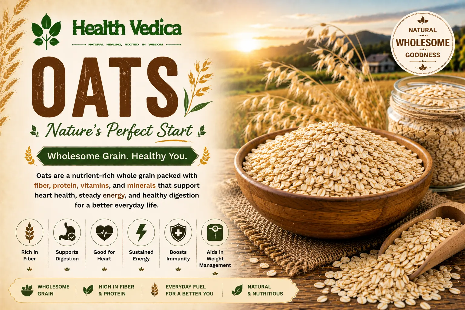 Oats (Jai / Jaee) — Beta-glucan fiber