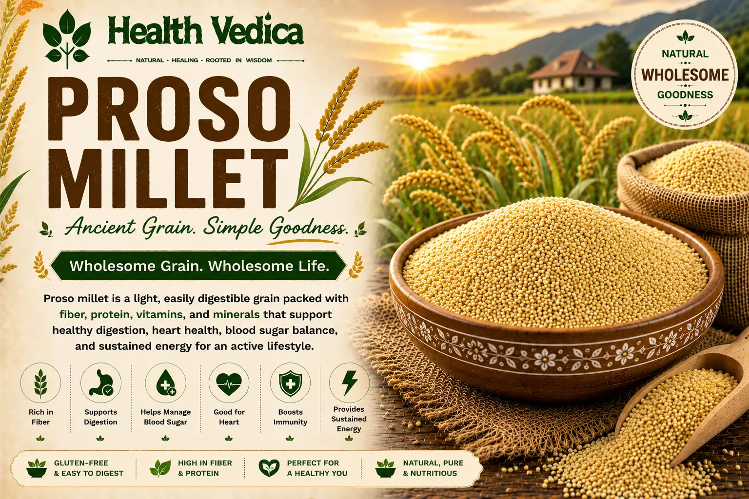 Proso Millet (Chena / Barri) — Best for insulin control