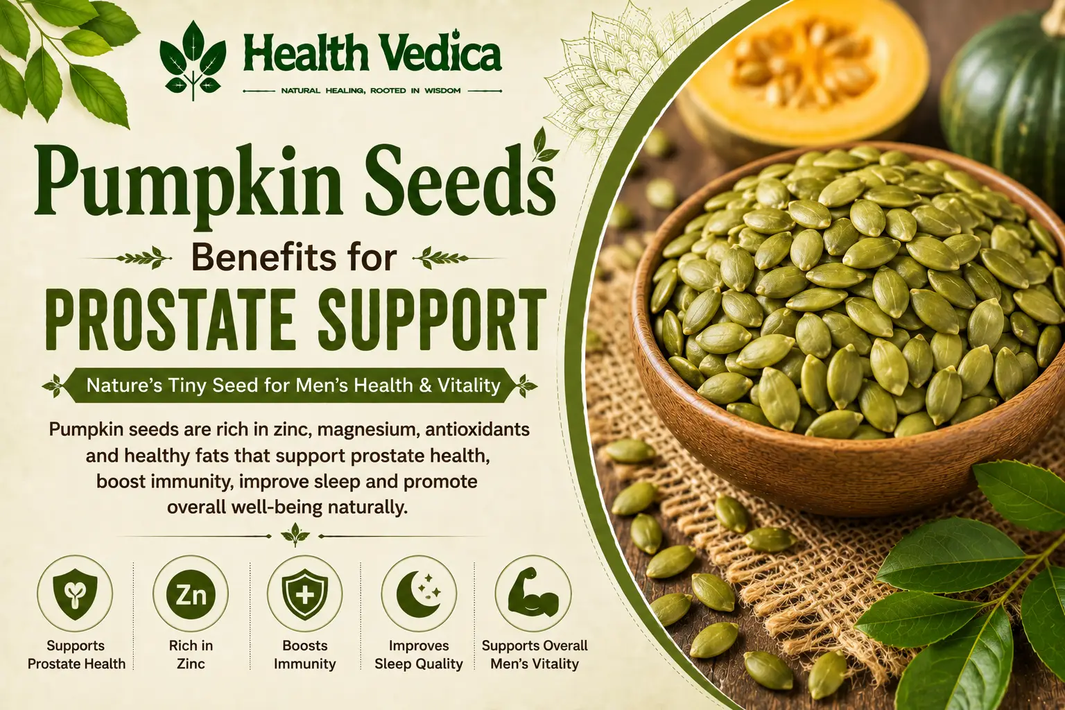 Pumpkin Seeds (Kaddu ke Beej) — Prostate Support