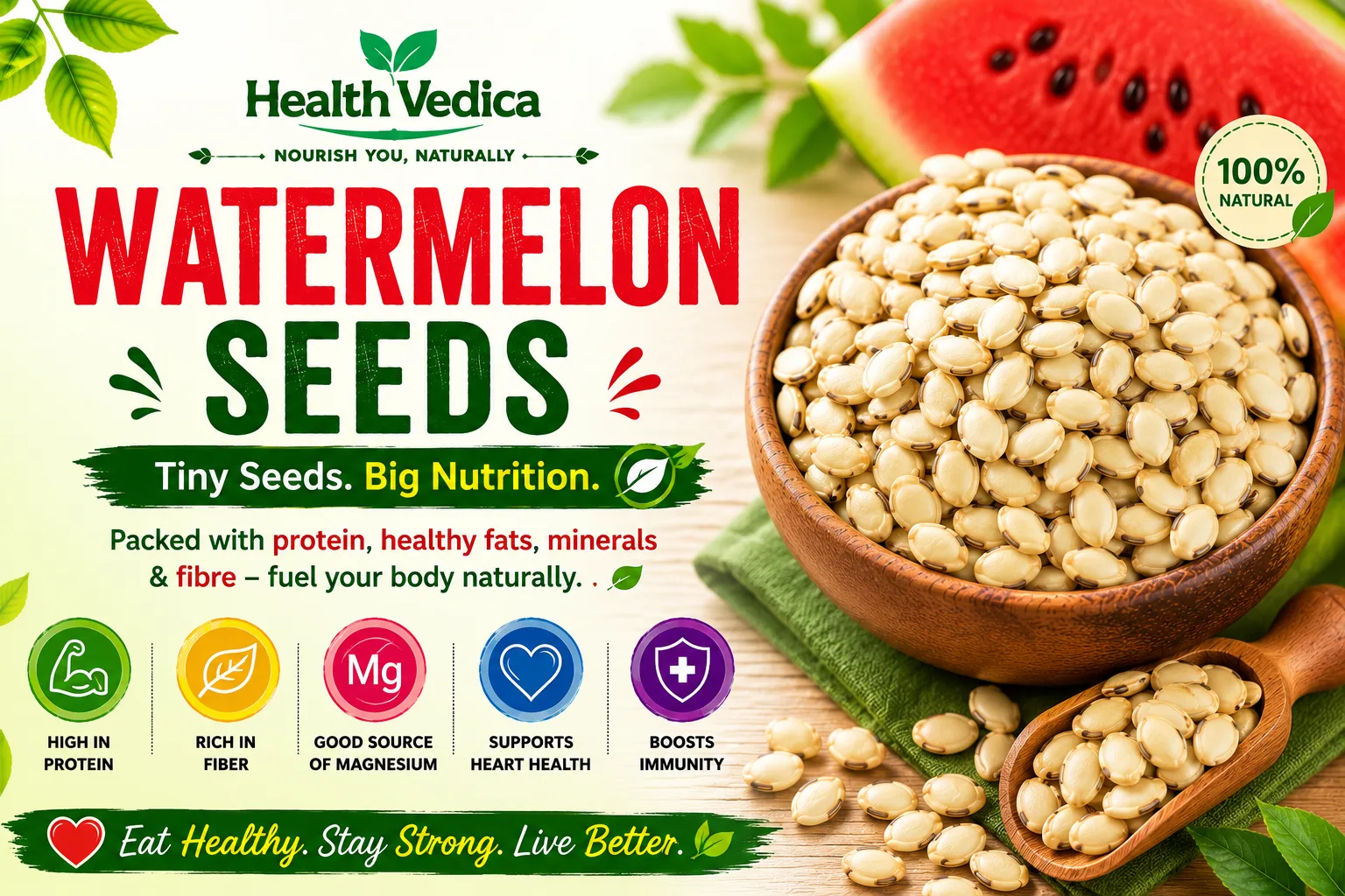 Watermelon Seeds — High Plant Protein