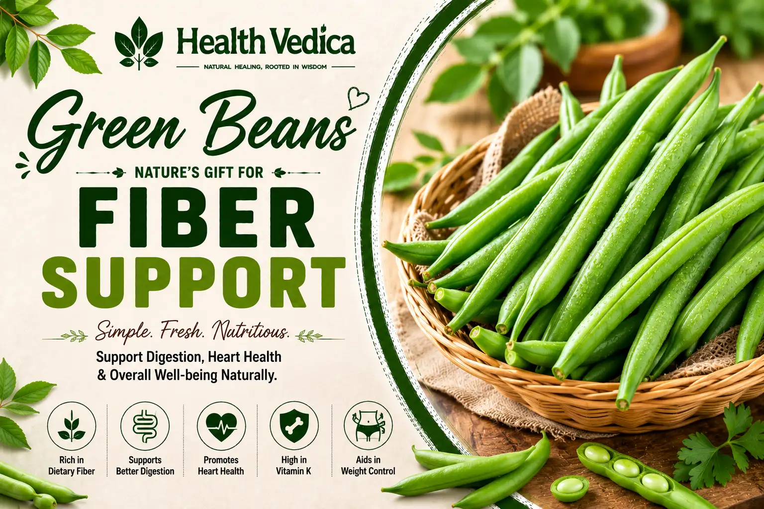 Green Beans (French Beans) — Fiber Support