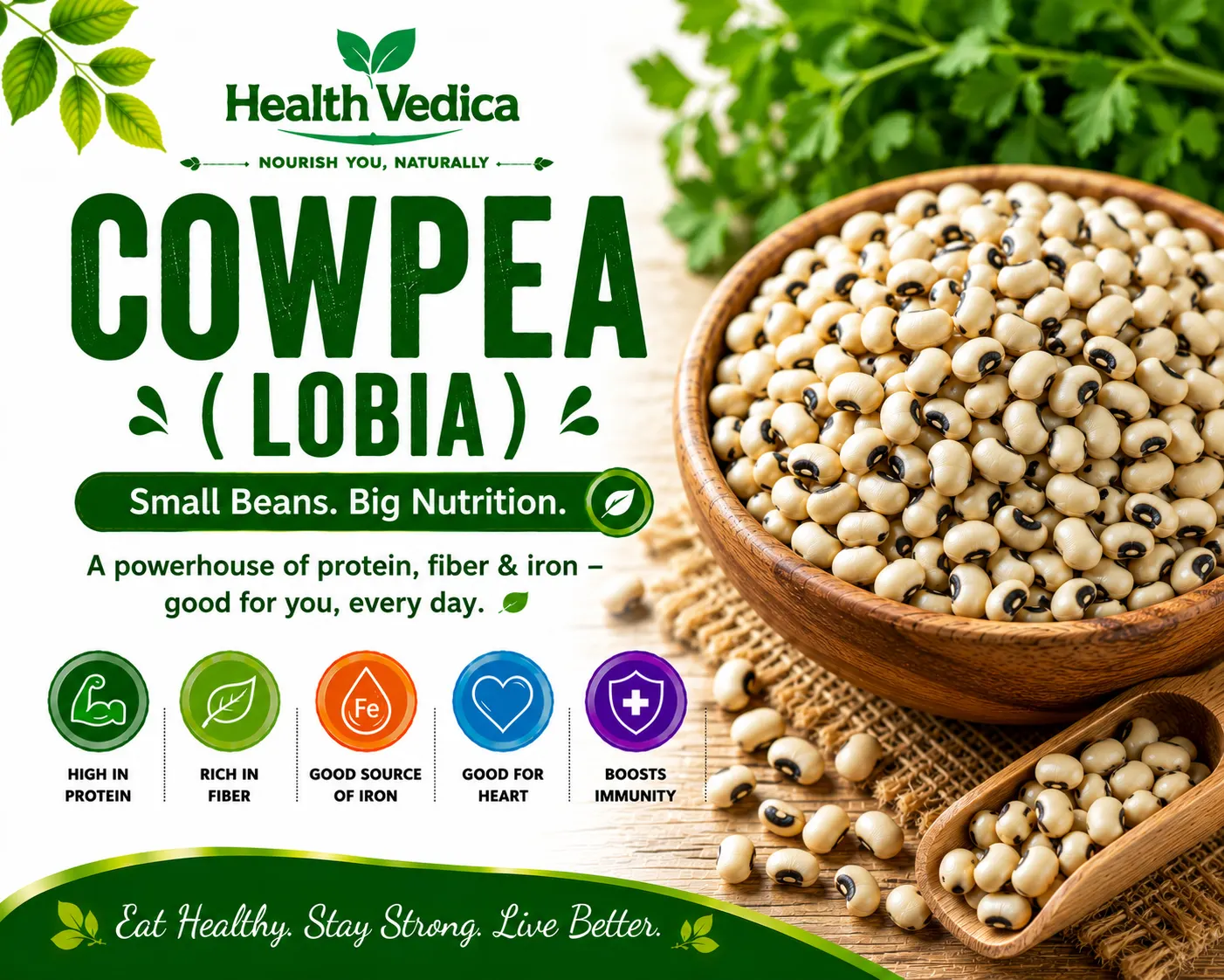 Cowpea (Lobia) — Plant Protein & Blood Sugar Balance