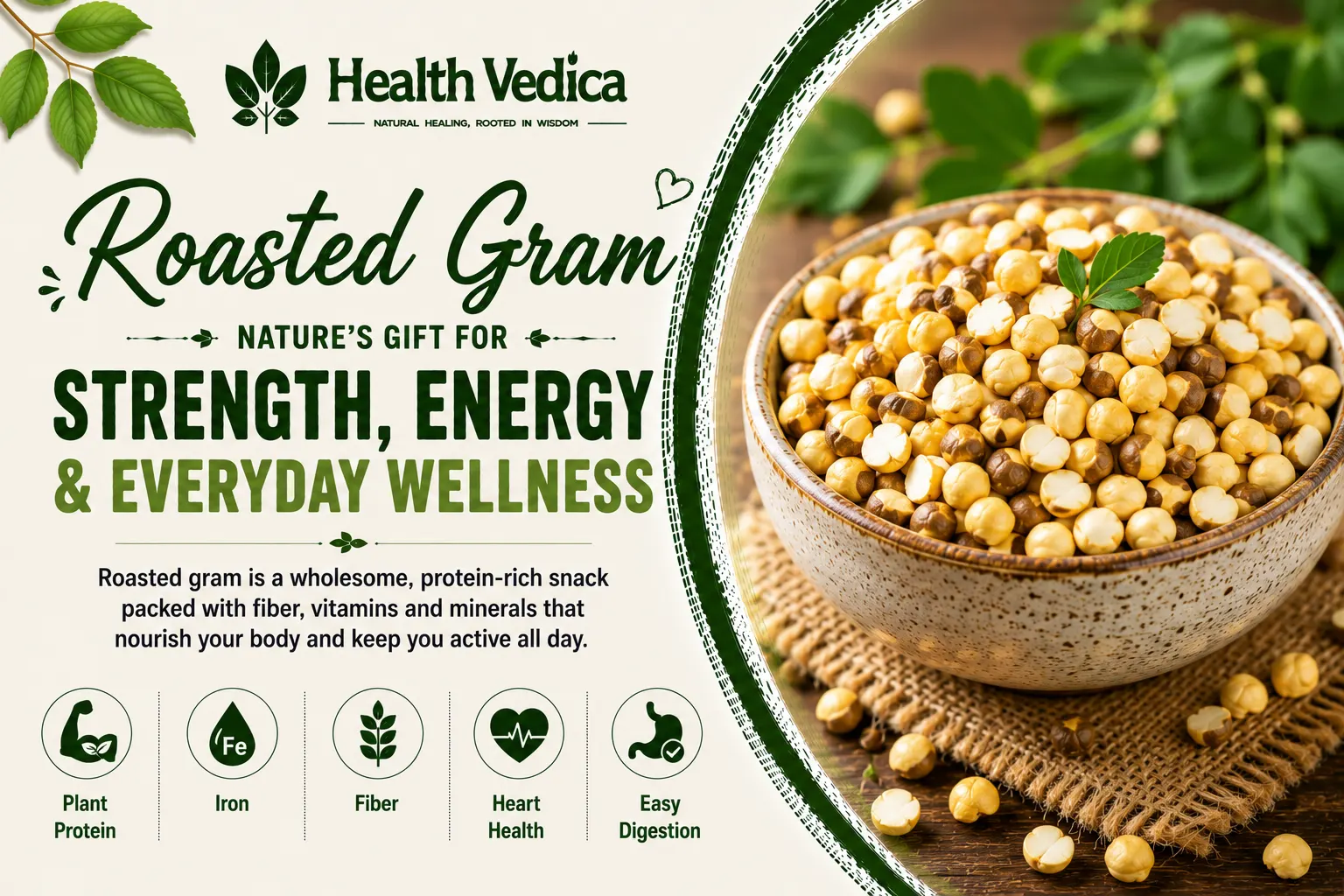 Roasted Gram (Bhuna Chana) — Protein Snack