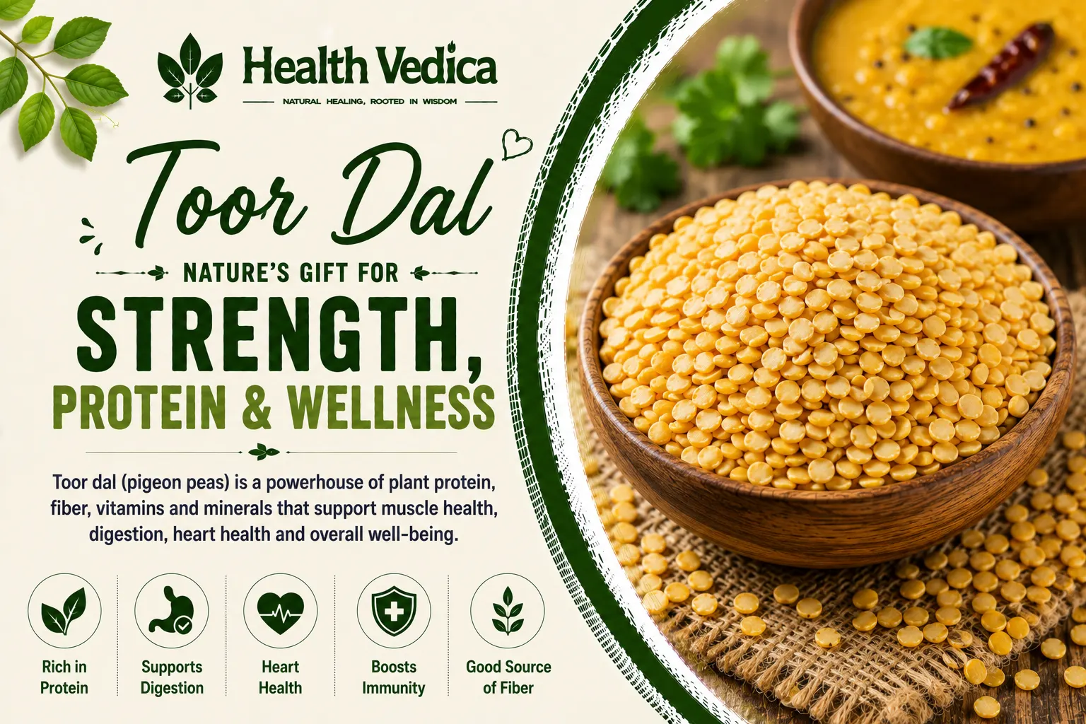 Toor Dal (Pigeon Peas) — Protein Support