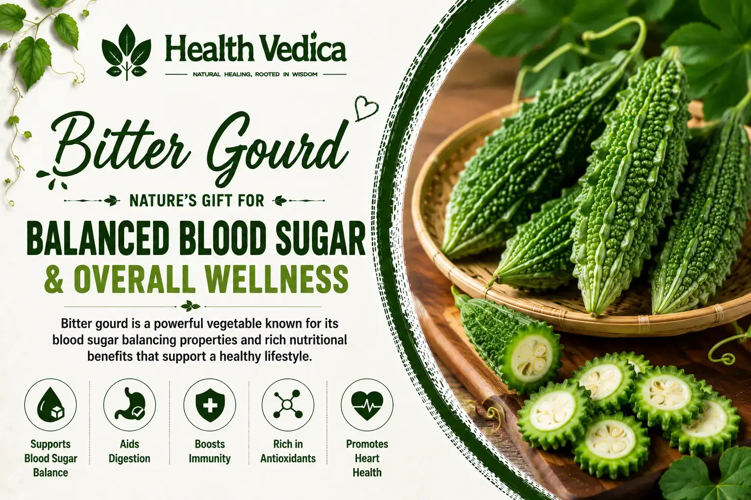 Bitter Gourd (Karela) — Blood Sugar Control
