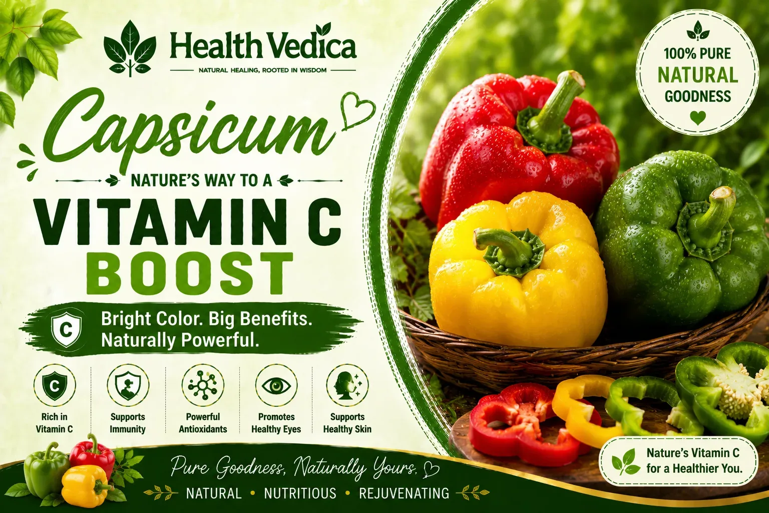 Capsicum (Shimla Mirch) — Vitamin C Boost