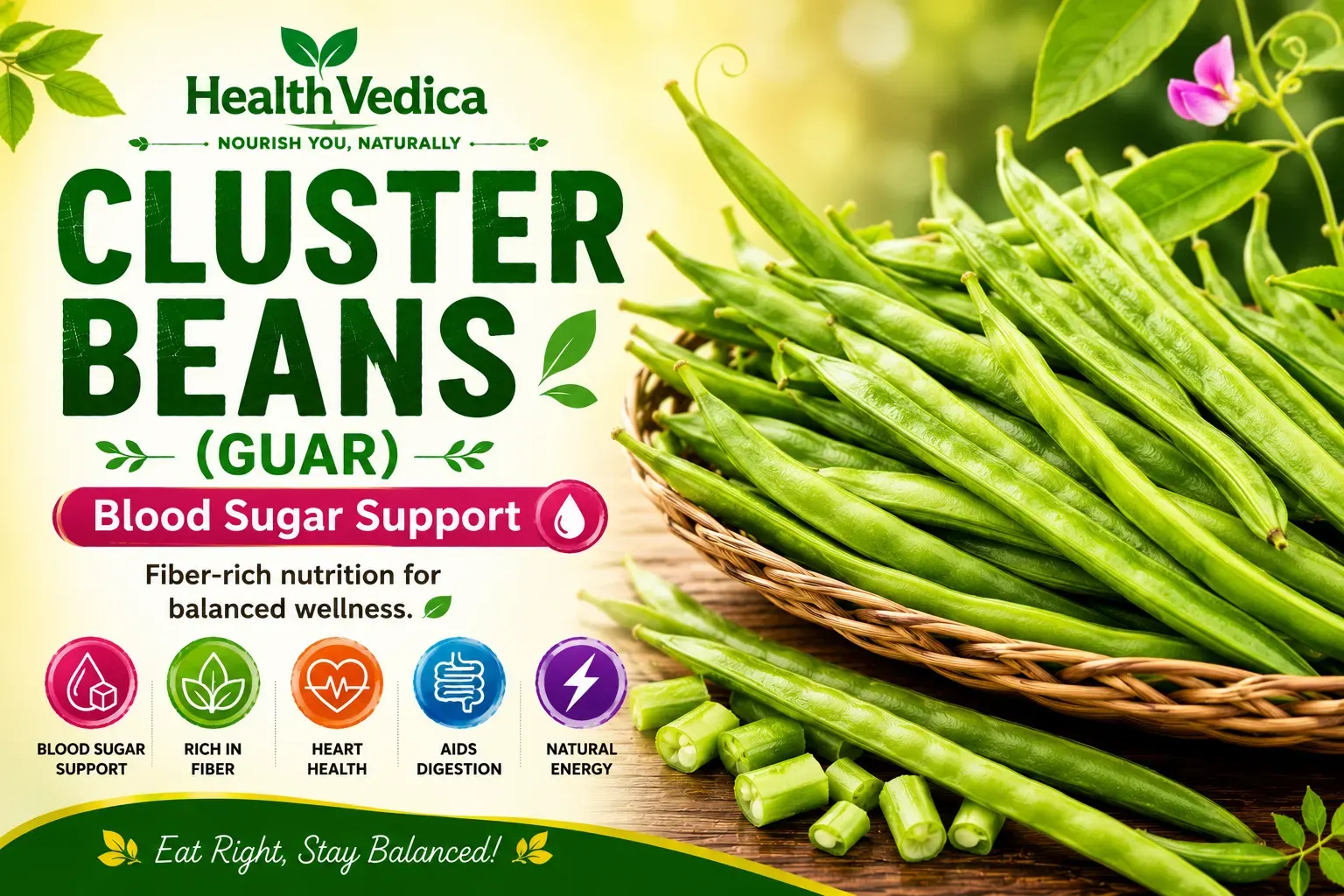 Cluster Beans (Guar) — Blood Sugar Control