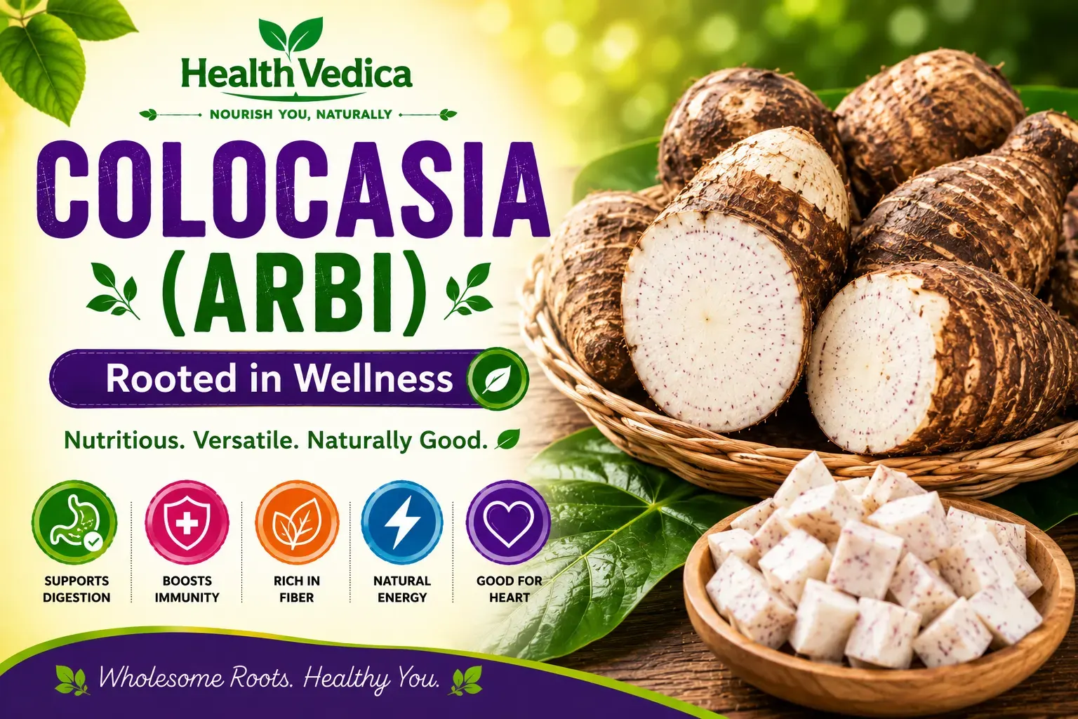 Colocasia (Arbi) — Digestive Health