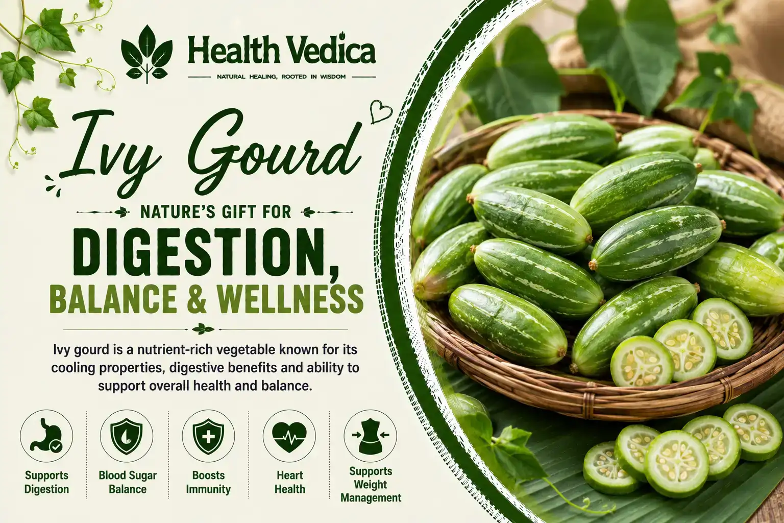 Ivy Gourd (Tindora) — Blood Sugar Balance