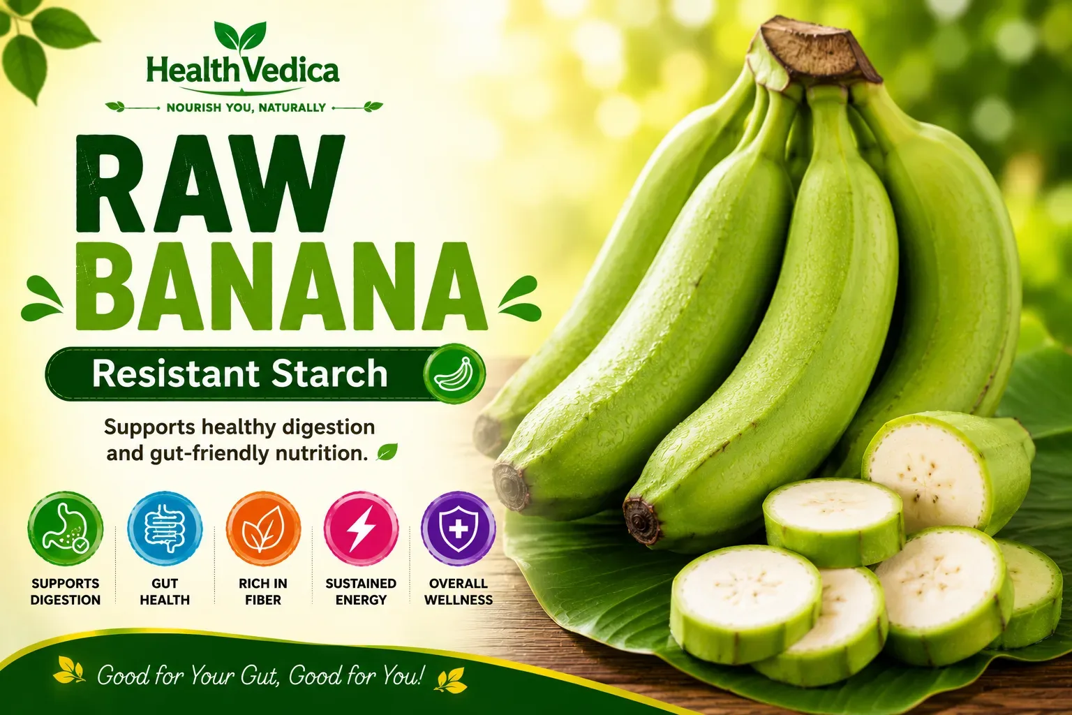 Raw Banana (Green Banana) — Gut Health