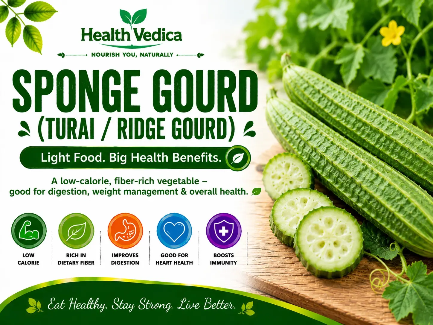 Sponge Gourd (Nenua) — Digestive Health